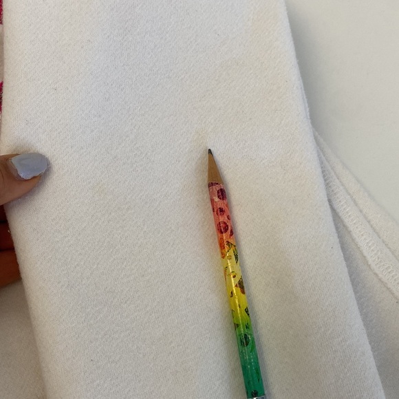 2/$25White casual comfy Aeropostale zip up waffle lined hooded sweater sz medium - Picture 11 of 11